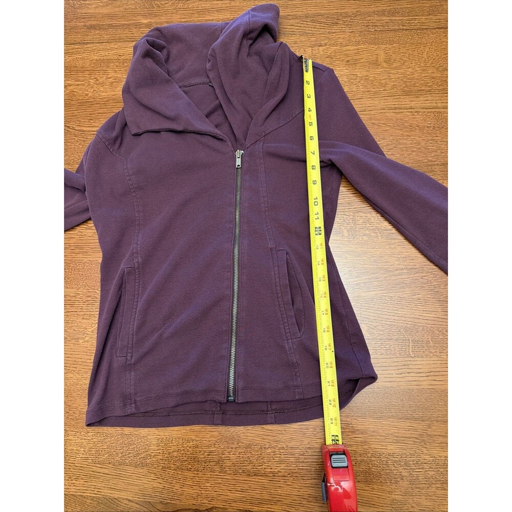 Banana Republic Women’s Small Full Zip Lightweight Sweatshirt Asymmetrical - Picture 6 of 8